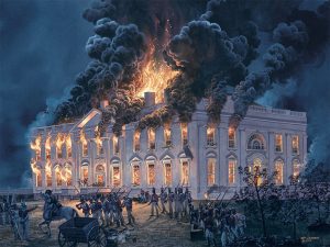 Quando os ingleses atearam fogo na Casa Branca